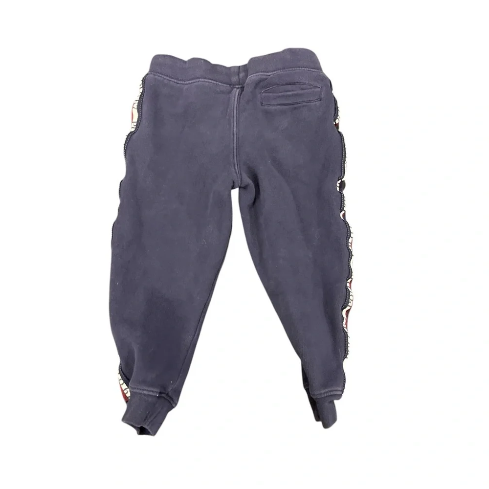 Polo Ralph Lauren Kids 3T Joggers Navy Stripe‎ Sweatpants Pockets Pony EUC
